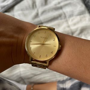COPY - Gold Nixon Watch